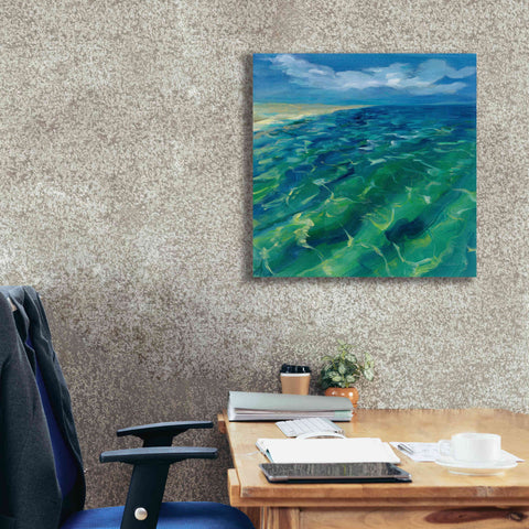 Image of 'Sunny Sea Reflections' by Silvia Vassileva, Canvas Wall Art,26 x 26