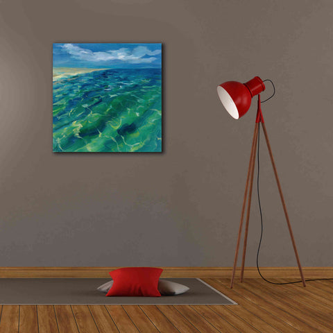 Image of 'Sunny Sea Reflections' by Silvia Vassileva, Canvas Wall Art,26 x 26