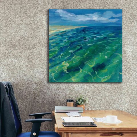 Image of 'Sunny Sea Reflections' by Silvia Vassileva, Canvas Wall Art,37 x 37