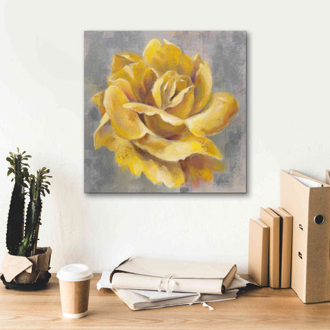 Image of 'Yellow Roses I' by Silvia Vassileva, Canvas Wall Art,18 x 18