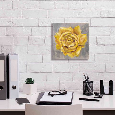 Image of 'Yellow Roses II' by Silvia Vassileva, Canvas Wall Art,12 x 12