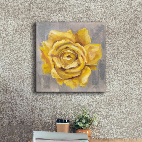 Image of 'Yellow Roses II' by Silvia Vassileva, Canvas Wall Art,18 x 18