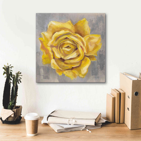 Image of 'Yellow Roses II' by Silvia Vassileva, Canvas Wall Art,18 x 18