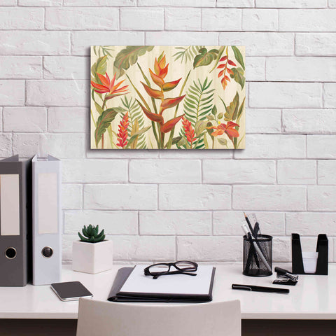 Image of 'Tropical Garden VII' by Silvia Vassileva, Canvas Wall Art,18 x 12