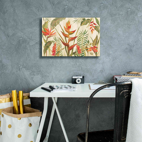 Image of 'Tropical Garden VII' by Silvia Vassileva, Canvas Wall Art,18 x 12
