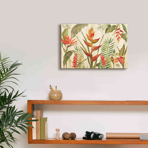 Image of 'Tropical Garden VII' by Silvia Vassileva, Canvas Wall Art,18 x 12