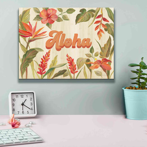 Image of 'Tropical Garden VIII' by Silvia Vassileva, Canvas Wall Art,16 x 12