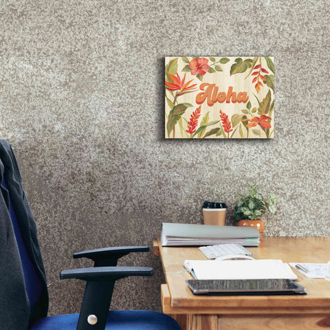 Image of 'Tropical Garden VIII' by Silvia Vassileva, Canvas Wall Art,16 x 12