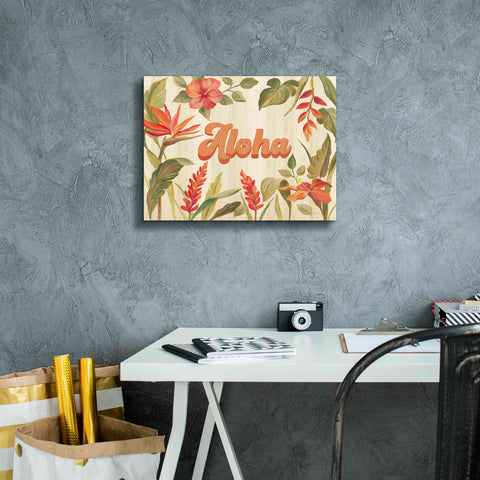 Image of 'Tropical Garden VIII' by Silvia Vassileva, Canvas Wall Art,16 x 12