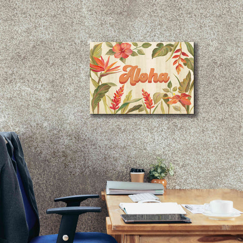 Image of 'Tropical Garden VIII' by Silvia Vassileva, Canvas Wall Art,26 x 18