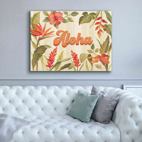 Image of 'Tropical Garden VIII' by Silvia Vassileva, Canvas Wall Art,54 x 40