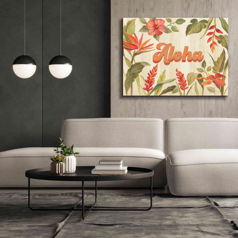 Image of 'Tropical Garden VIII' by Silvia Vassileva, Canvas Wall Art,54 x 40