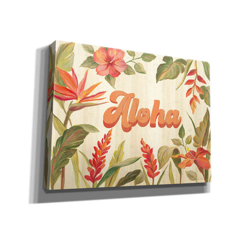 Image of 'Tropical Garden VIII' by Silvia Vassileva, Canvas Wall Art,16x12x1.1x0,26x18x1.1x0,34x26x1.74x0,54x40x1.74x0