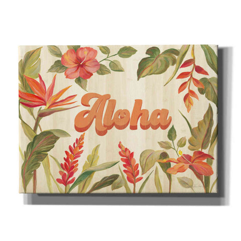 Image of 'Tropical Garden VIII' by Silvia Vassileva, Canvas Wall Art,16x12x1.1x0,26x18x1.1x0,34x26x1.74x0,54x40x1.74x0