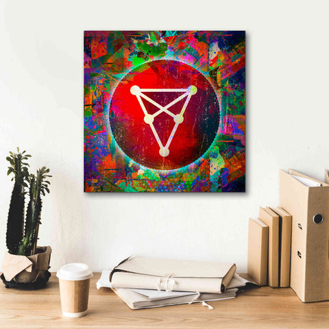 Image of 'CHZ Chiliz Crypto,' Canvas Wall Art,18 x 18
