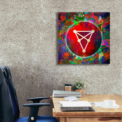 Image of 'CHZ Chiliz Crypto,' Canvas Wall Art,26 x 26