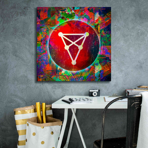Image of 'CHZ Chiliz Crypto,' Canvas Wall Art,26 x 26