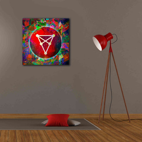 Image of 'CHZ Chiliz Crypto,' Canvas Wall Art,26 x 26