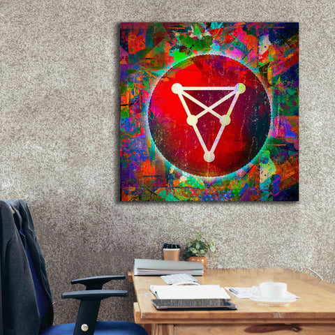 Image of 'CHZ Chiliz Crypto,' Canvas Wall Art,37 x 37