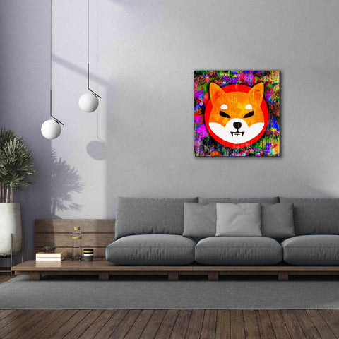 Image of 'SHIB Shiba Inu Crypto,' Canvas Wall Art,37 x 37