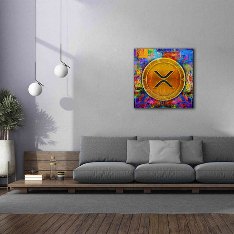 Image of 'XRP Crypto,' Canvas Wall Art,37 x 37