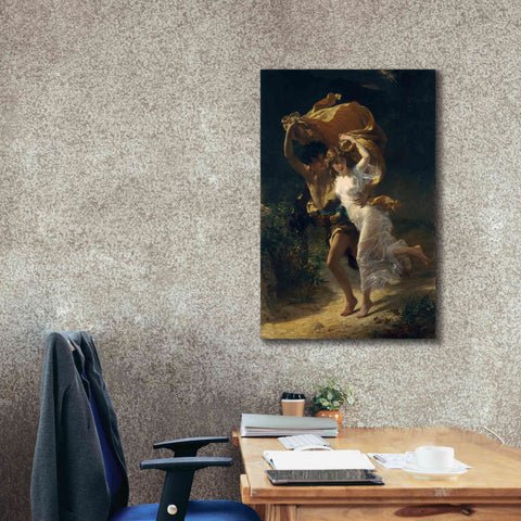 Image of Epic Art 'The Storm' by Pierre Auguste Cot, Canvas Wall Art,26 x 40