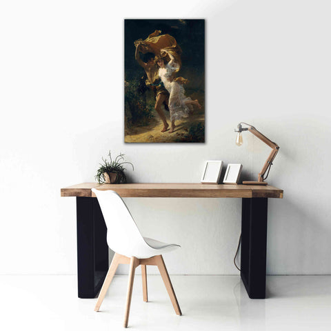 Image of Epic Art 'The Storm' by Pierre Auguste Cot, Canvas Wall Art,26 x 40