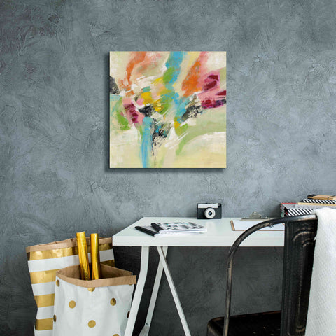 Image of Epic Art 'Summer Lunapark' by Silvia Vassileva, Canvas Wall Art,18 x 18