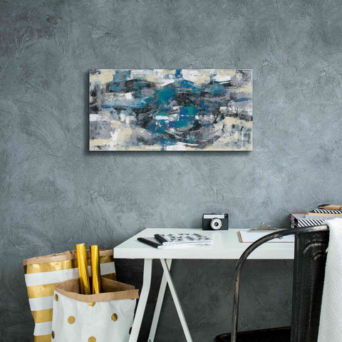 Image of Epic Art 'Moonlight Splash' by Silvia Vassileva, Canvas Wall Art,24 x 12