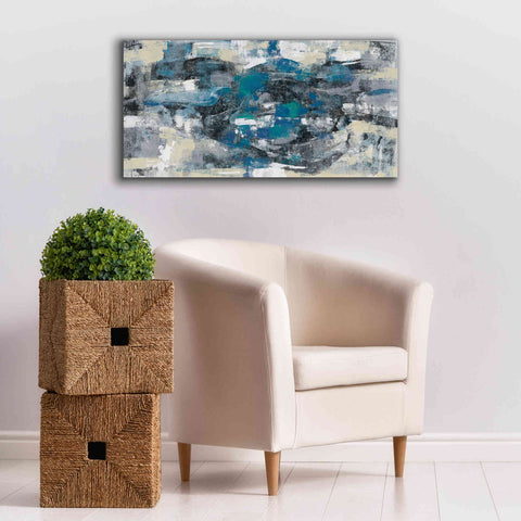 Image of Epic Art 'Moonlight Splash' by Silvia Vassileva, Canvas Wall Art,40 x 20