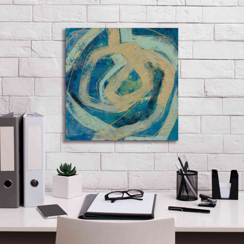 Image of Epic Art 'Mid Modern Tile I' by Silvia Vassileva, Canvas Wall Art,18 x 18