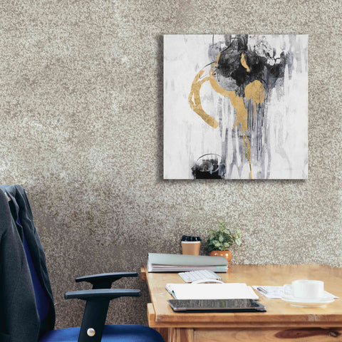 Image of Epic Art 'Golden Rain I' by Silvia Vassileva, Canvas Wall Art,26 x 26