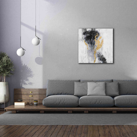 Image of Epic Art 'Golden Rain II' by Silvia Vassileva, Canvas Wall Art,37 x 37