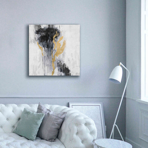 Image of Epic Art 'Golden Rain II' by Silvia Vassileva, Canvas Wall Art,37 x 37