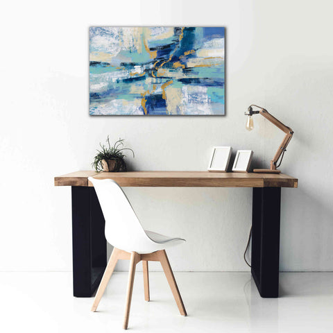 Image of Epic Art 'Wave Breaker' by Silvia Vassileva, Canvas Wall Art,40 x 26