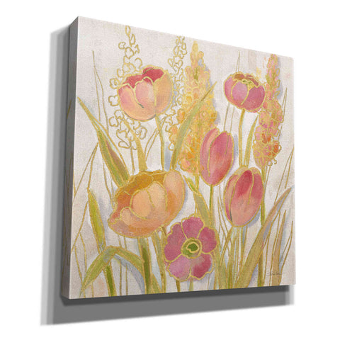 Image of Epic Art 'Opalescent Floral II' by Silvia Vassileva, Canvas Wall Art,12x12x1.1x0,18x18x1.1x0,26x26x1.74x0,37x37x1.74x0