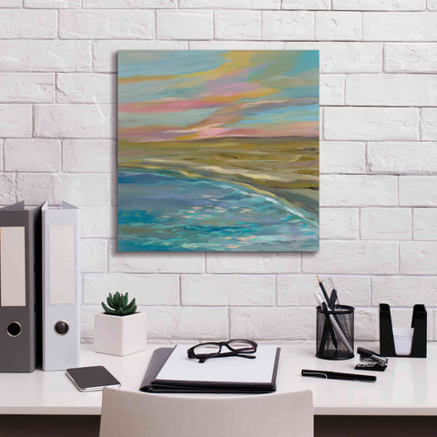 Image of Epic Art 'Sunrise Dunes' by Silvia Vassileva, Canvas Wall Art,18 x 18