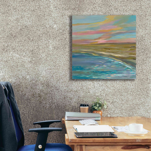 Image of Epic Art 'Sunrise Dunes' by Silvia Vassileva, Canvas Wall Art,26 x 26