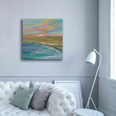 Image of Epic Art 'Sunrise Dunes' by Silvia Vassileva, Canvas Wall Art,37 x 37
