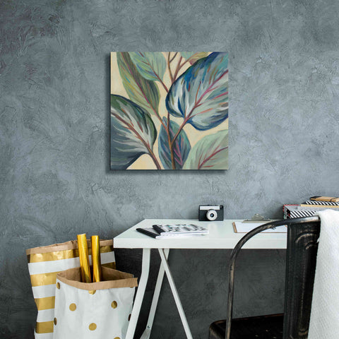 Image of Epic Art 'Greenhouse Leaves' by Silvia Vassileva, Canvas Wall Art,18 x 18