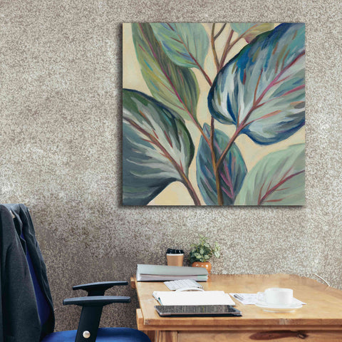 Image of Epic Art 'Greenhouse Leaves' by Silvia Vassileva, Canvas Wall Art,37 x 37