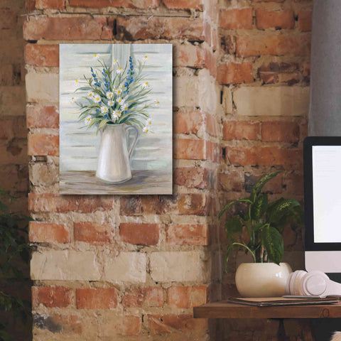 Image of Epic Art 'Cottage Windowsill' by Silvia Vassileva, Canvas Wall Art,12 x 16