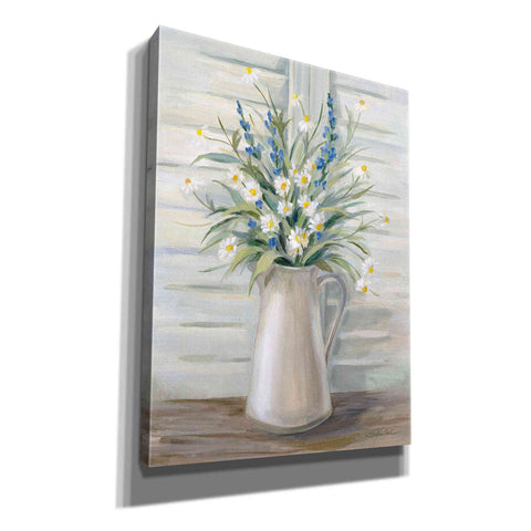 Image of Epic Art 'Cottage Windowsill' by Silvia Vassileva, Canvas Wall Art,12x16x1.1x0,20x24x1.1x0,26x30x1.74x0,40x54x1.74x0