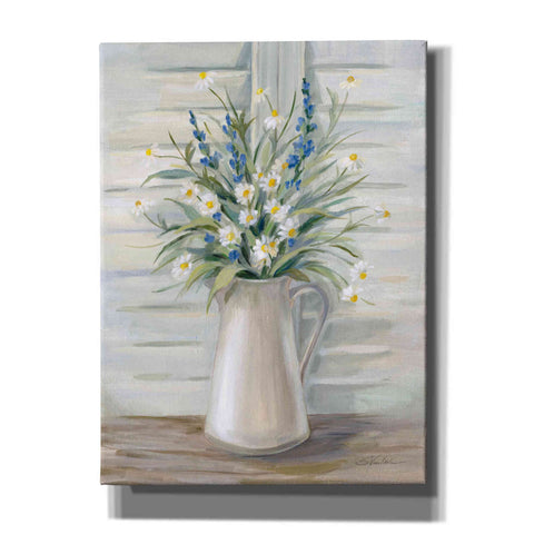 Image of Epic Art 'Cottage Windowsill' by Silvia Vassileva, Canvas Wall Art,12x16x1.1x0,20x24x1.1x0,26x30x1.74x0,40x54x1.74x0