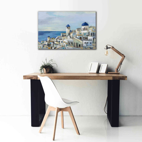 Image of Epic Art 'Santorini View I' by Silvia Vassileva, Canvas Wall Art,40 x 26