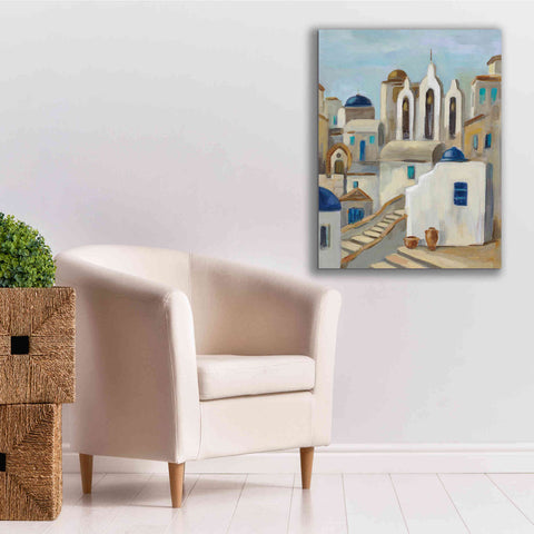 Image of Epic Art 'Santorini View III' by Silvia Vassileva, Canvas Wall Art,26 x 34