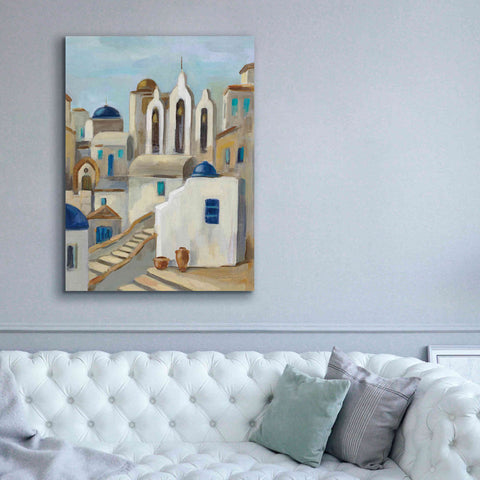 Image of Epic Art 'Santorini View III' by Silvia Vassileva, Canvas Wall Art,40 x 54