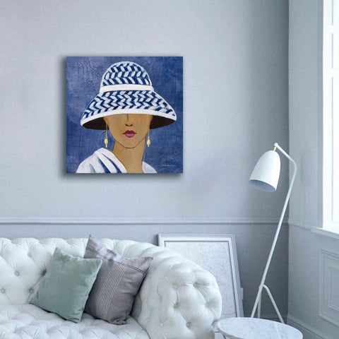 Image of Epic Art 'Lady with Hat II' by Silvia Vassileva, Canvas Wall Art,37 x 37