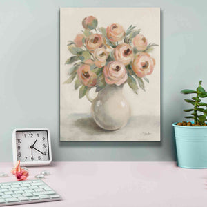 Epic Art 'Blush Flowers in a Jug' by Silvia Vassileva, Canvas Wall Art,12 x 16