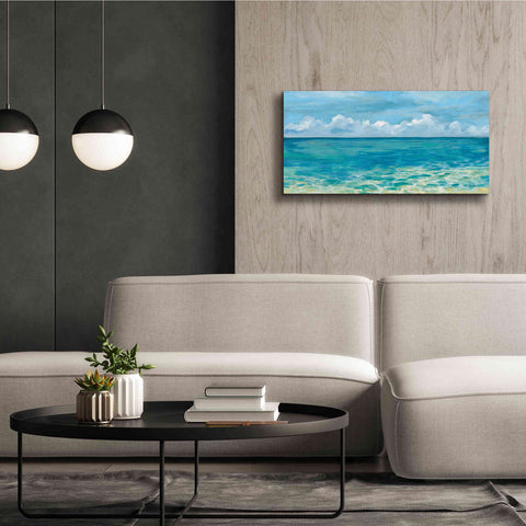 Image of Epic Art 'Caribbean Sea Reflections' by Silvia Vassileva, Canvas Wall Art,40 x 20